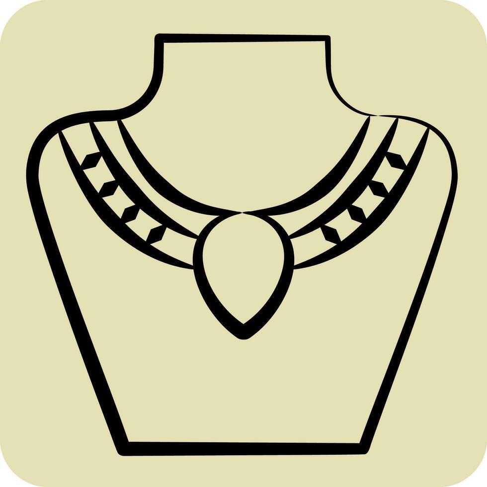 Icon Ornament. related to Saudi Arabia symbol. hand drawn style. simple design editable. simple illustration vector