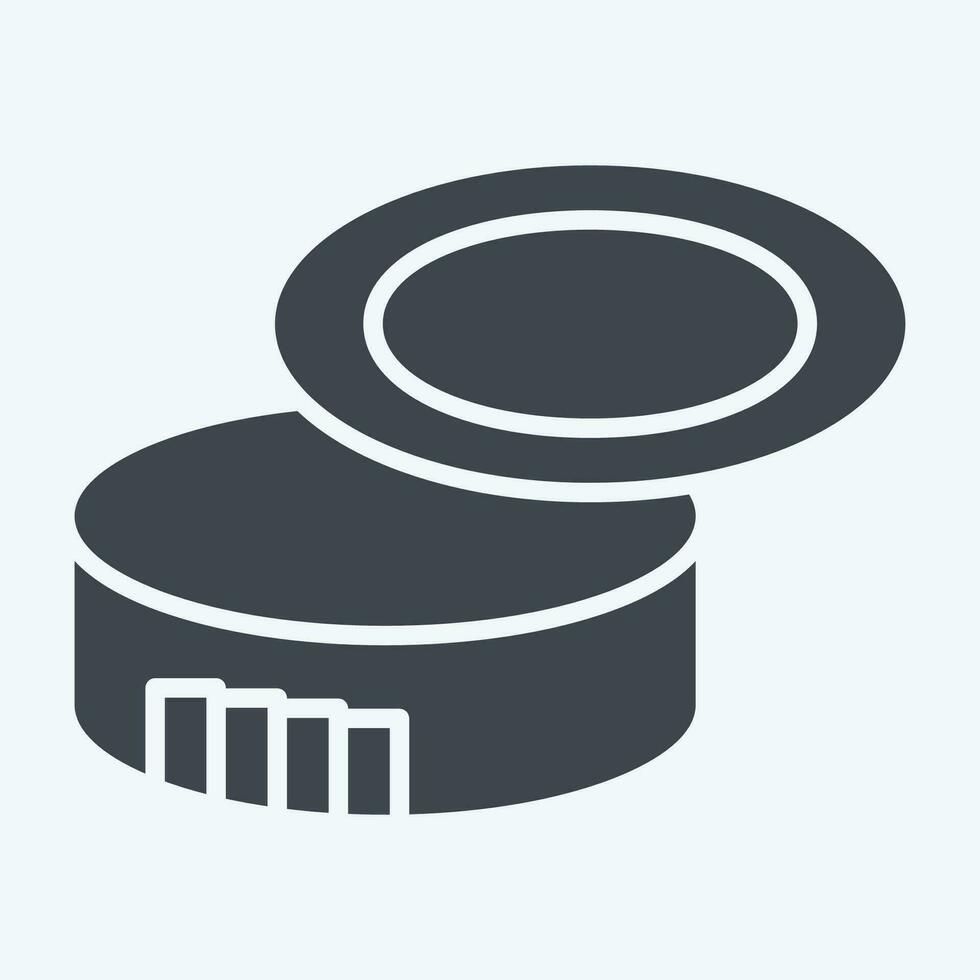 Icon Can Opener. related to Camping symbol. glyph style. simple design editable. simple illustration vector