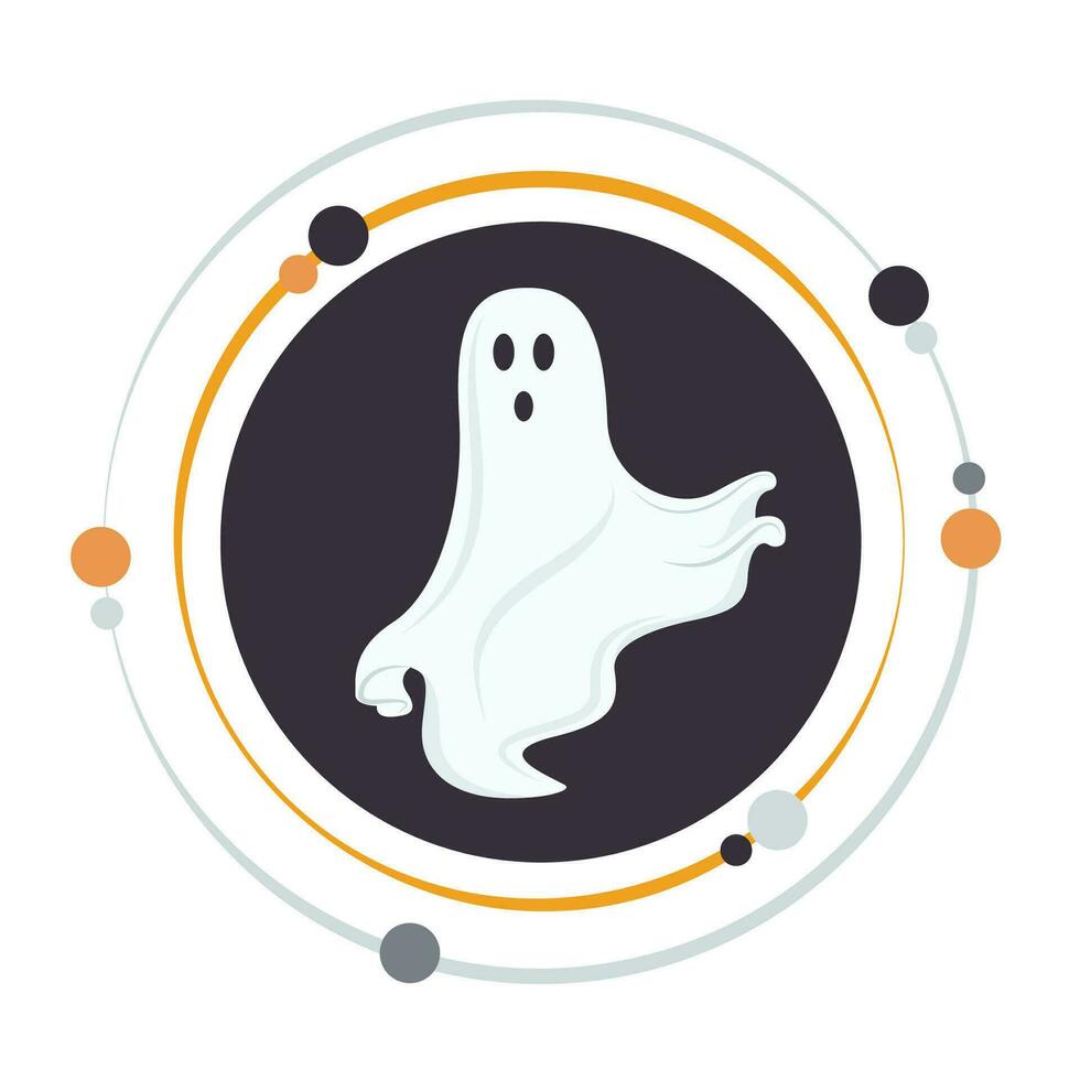 escalofriante fantasma vector ilustración gráfico icono símbolo