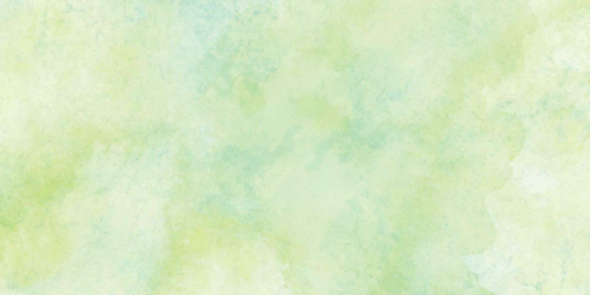 Abstract Watercolor Background. Green Background. vector