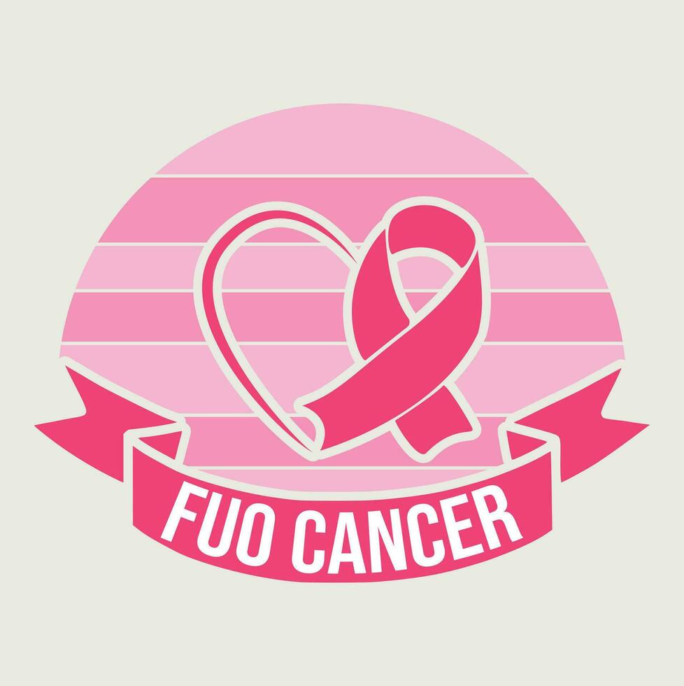 Breast Cancer t-shirt design file vector