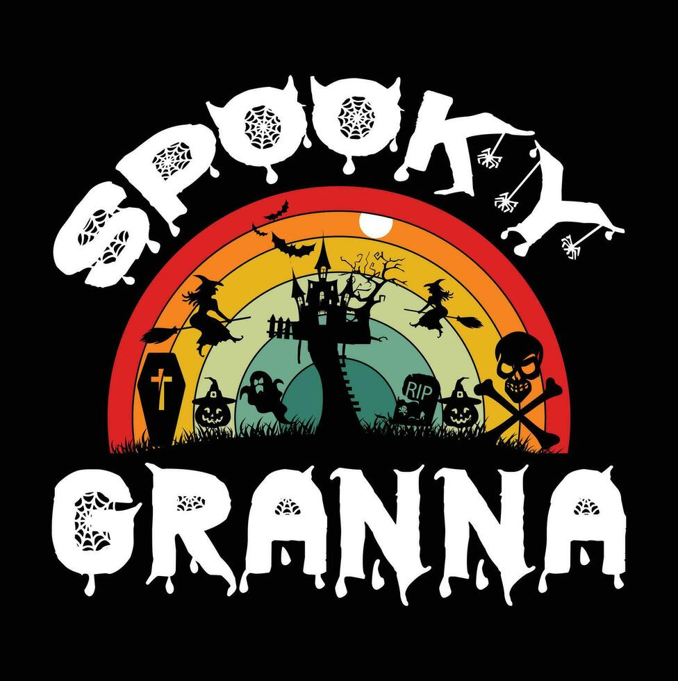 Halloween t-shirt design vector