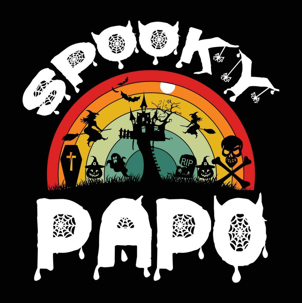 Halloween t-shirt design vector