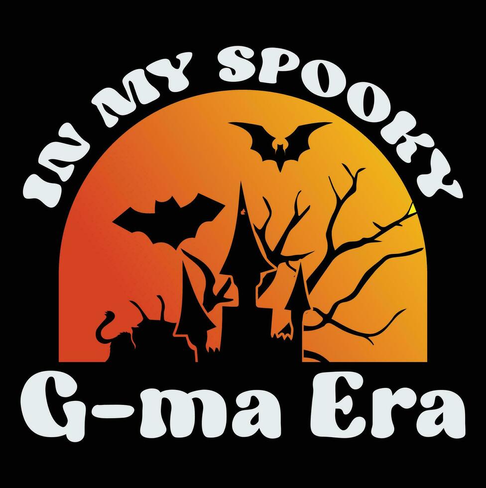 Halloween t-shirt design vector