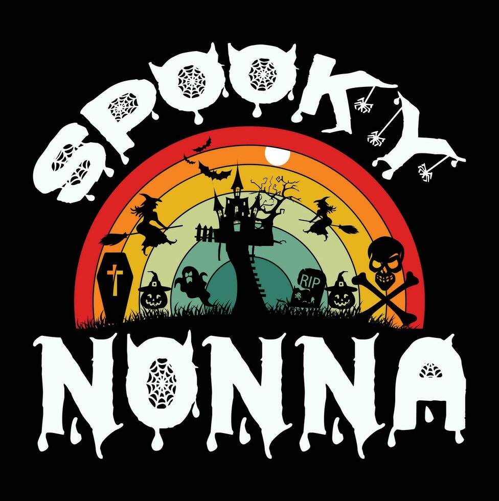 Halloween t-shirt design vector