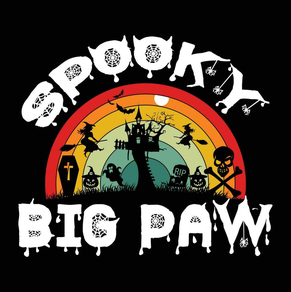 Halloween t-shirt design vector