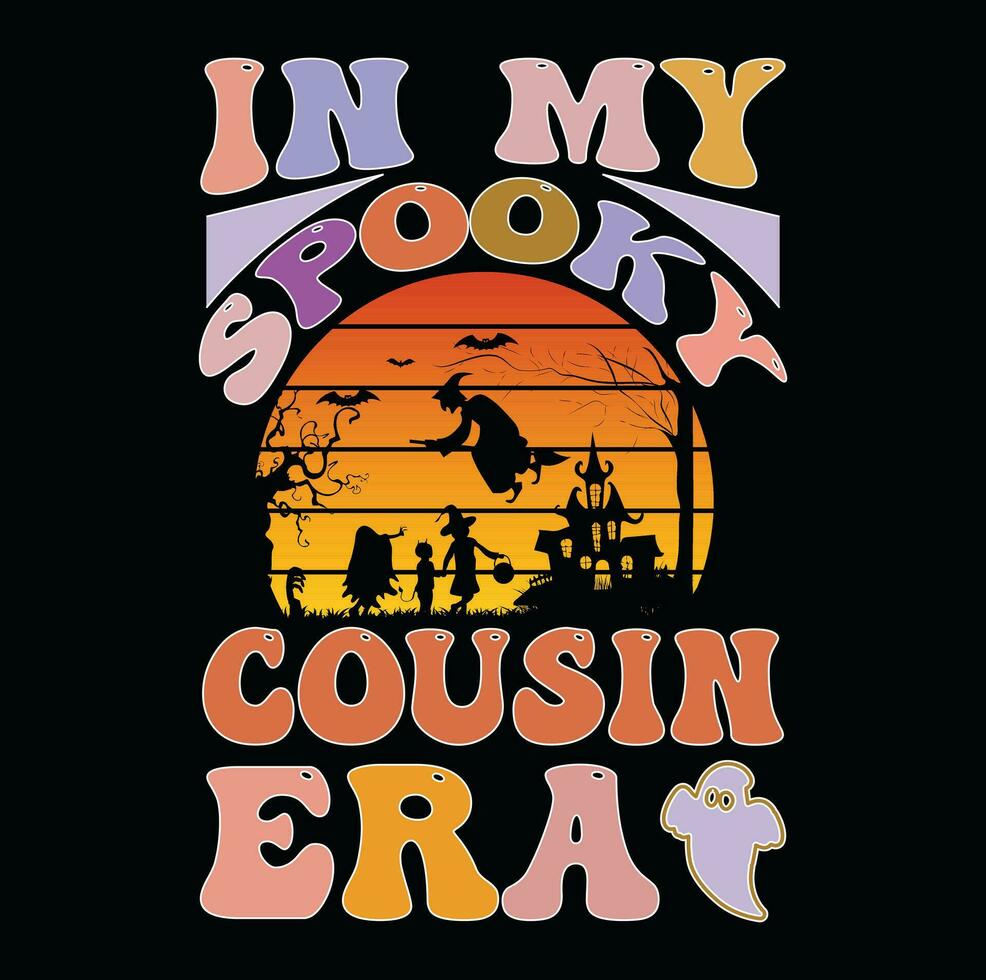 Halloween t-shirt design vector