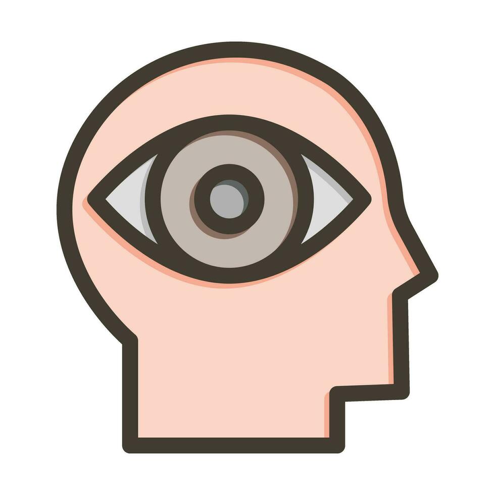 Obsession Vector Thick Line Filled Colors Icon For Personal And Commercial Use.