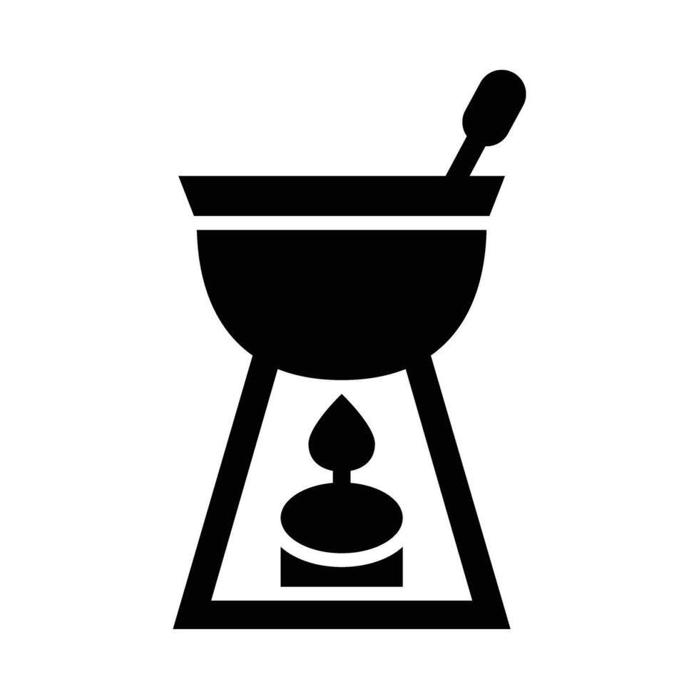 Fondue Vector Glyph Icon For Personal And Commercial Use.