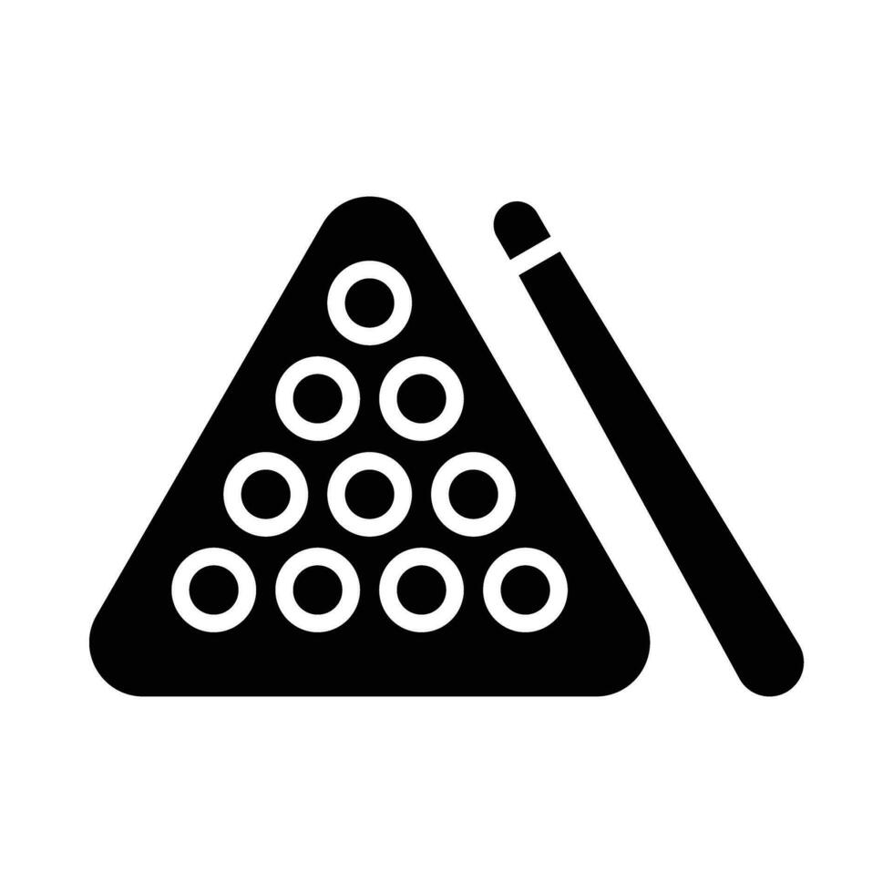 Billiard Vector Glyph Icon For Personal And Commercial Use.