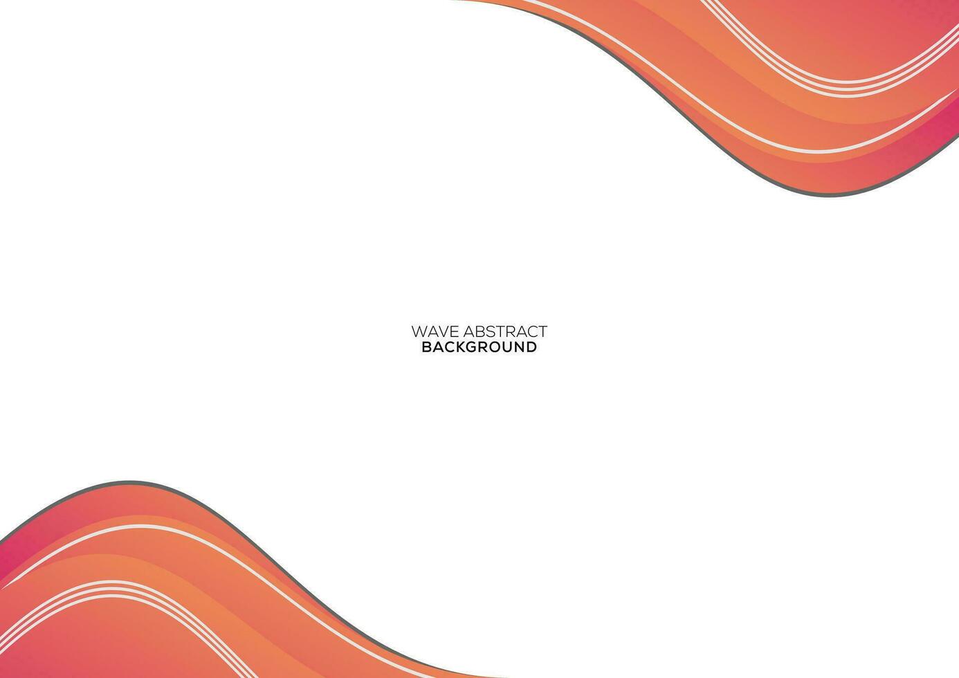 wave gradient abstract template background design vector