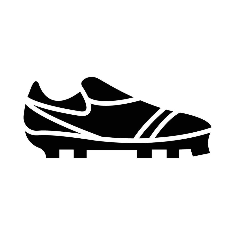Football Shoes Vector Glyph Icon For Personal And Commercial Use.