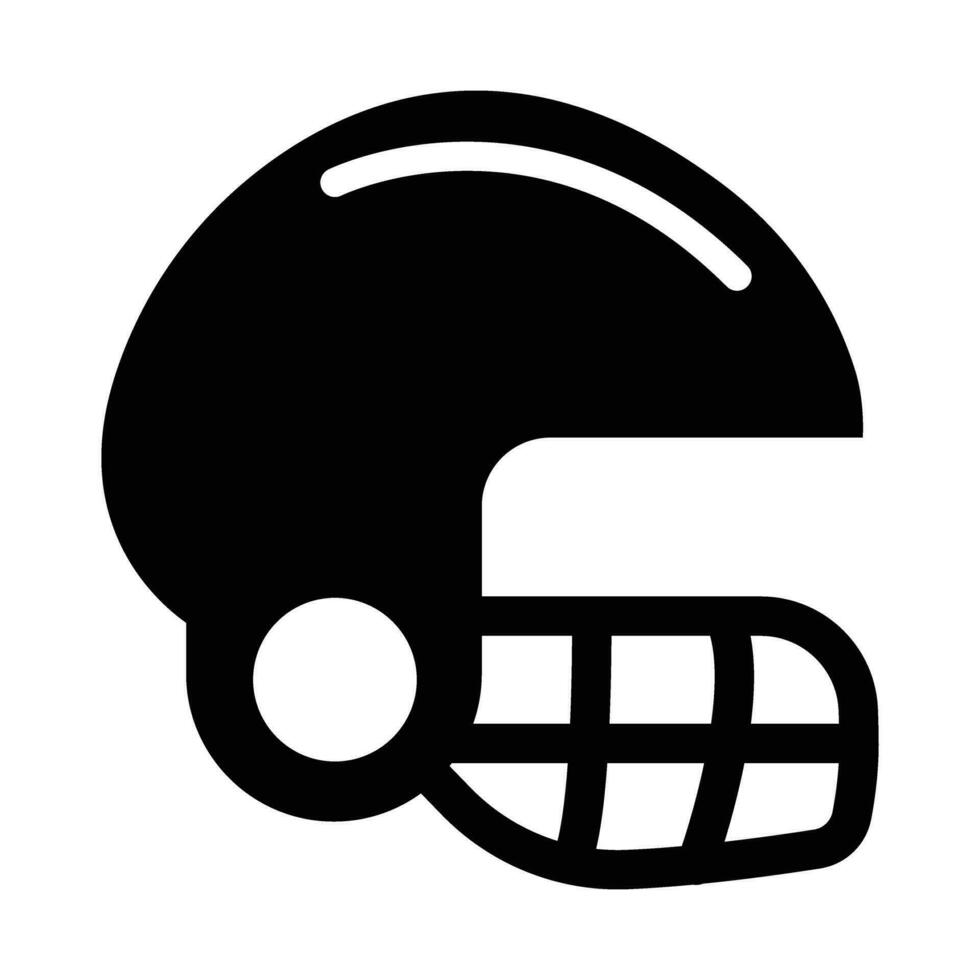 Helmet Vector Glyph Icon For Personal And Commercial Use.