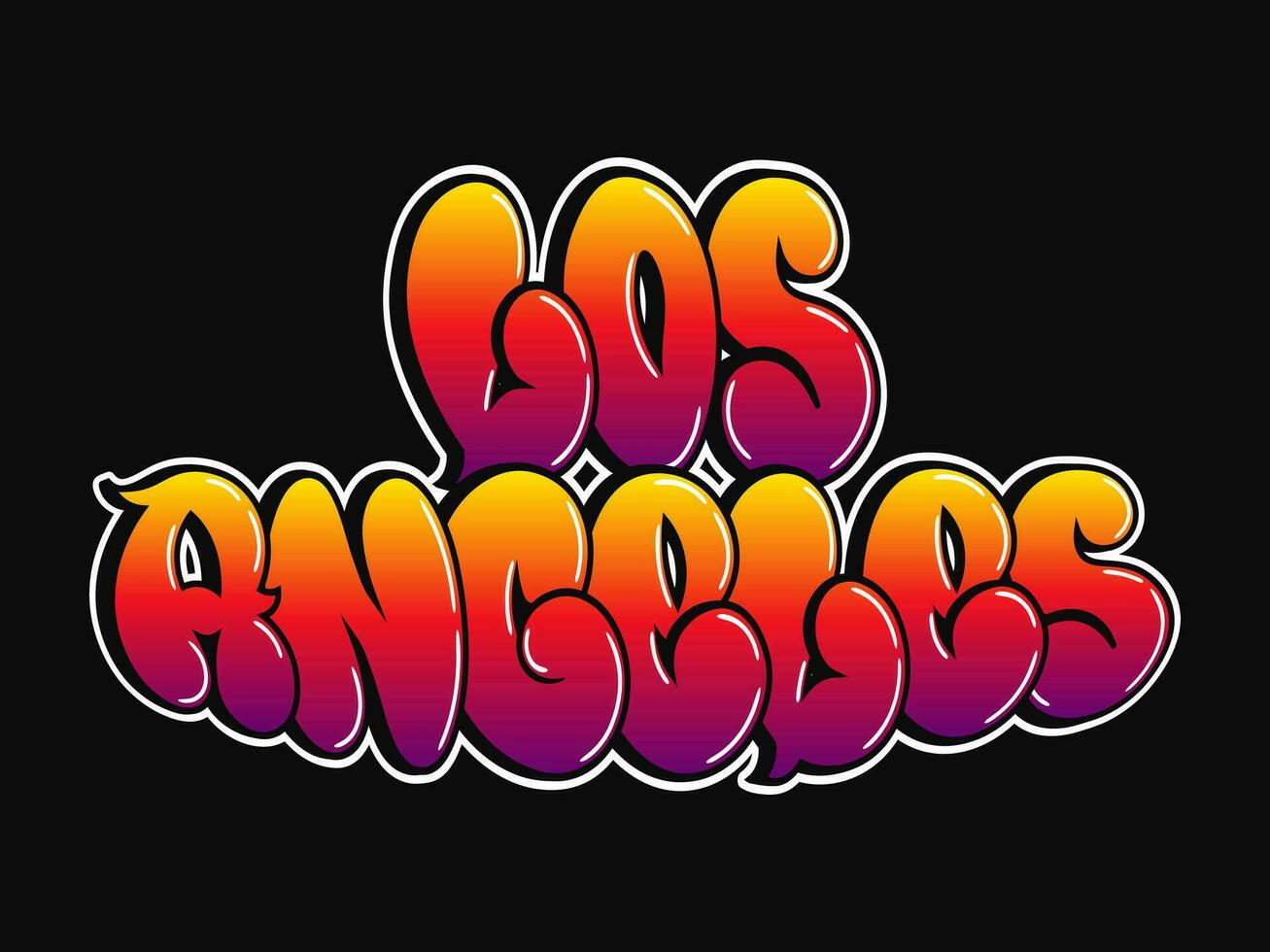 font los angeles letter