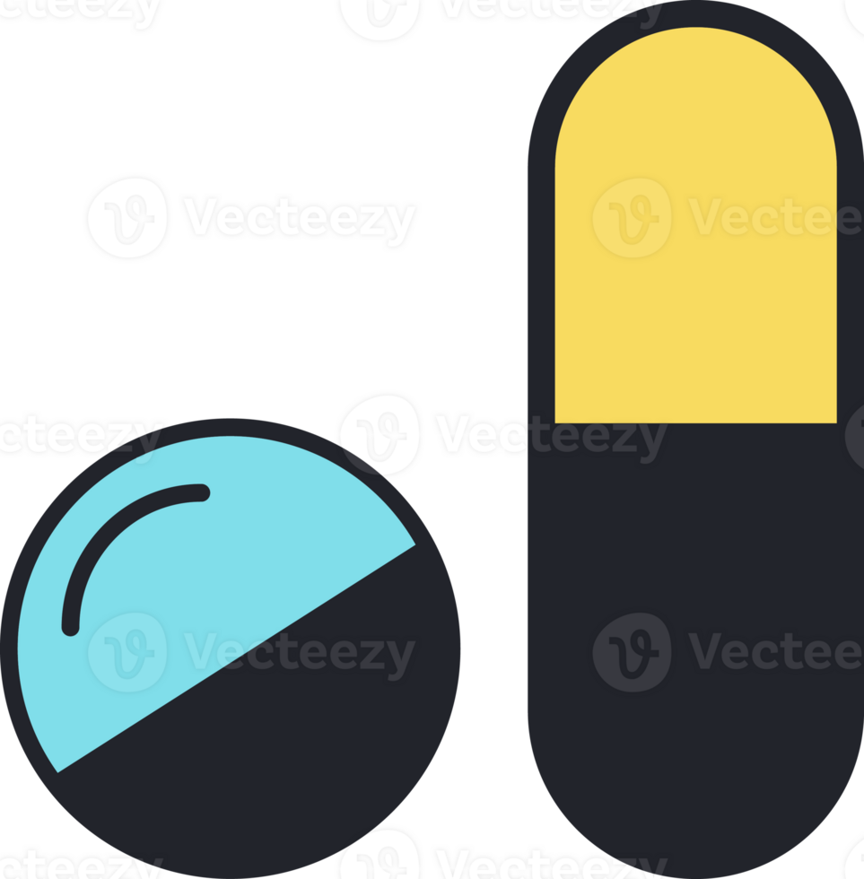 pill flat icon. png