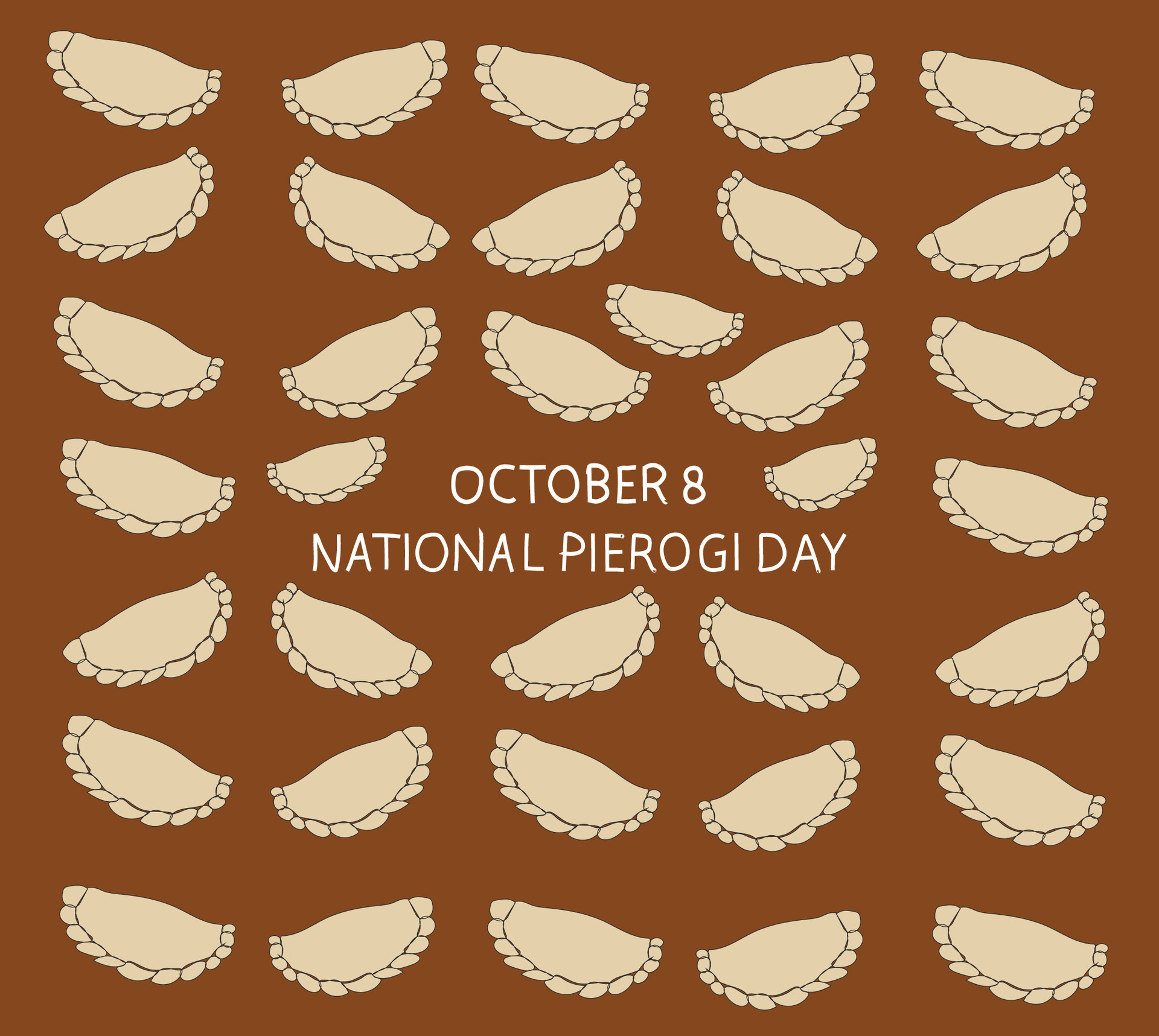 national pierogi day vector 29779254 Vector Art at Vecteezy