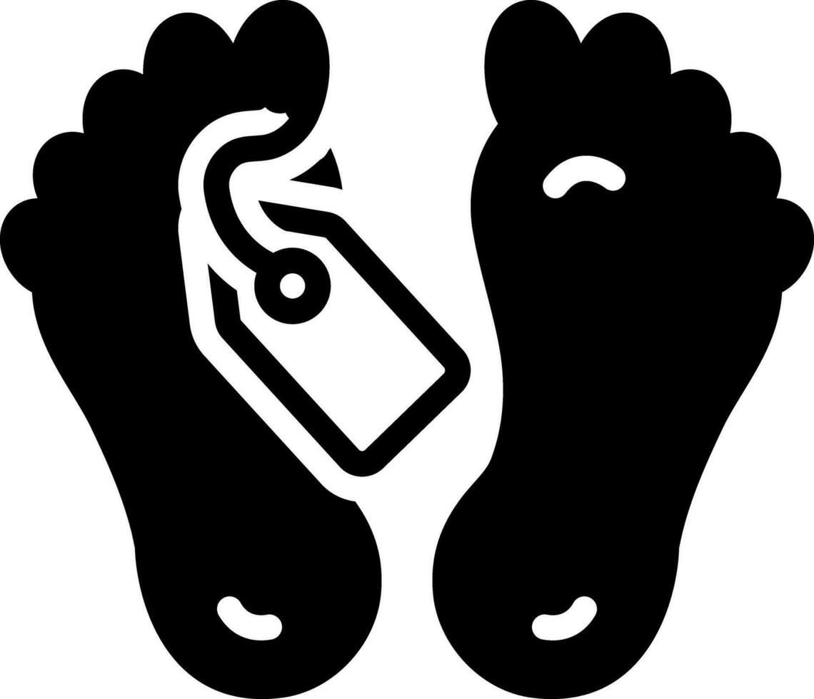 solid icon for dead vector
