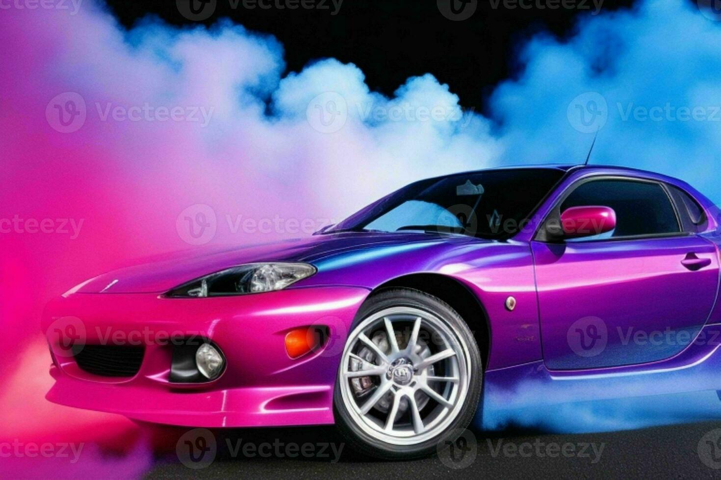 Sport car Mitsubishi fto gpx JDM.  AI Generative Pro Photo