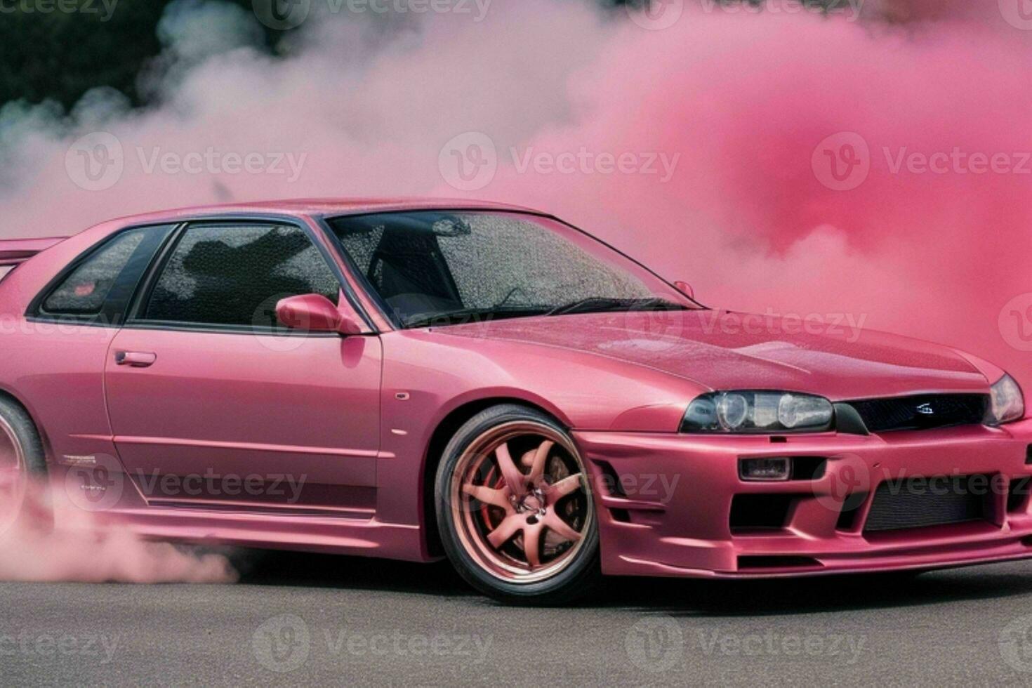 deporte coche nissan horizonte gtr r32 jdm. ai generativo Pro foto