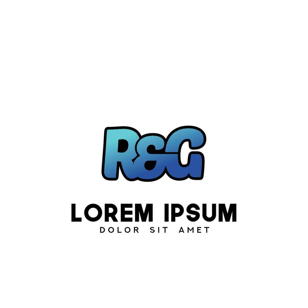 RG Initial Logo Design Vector