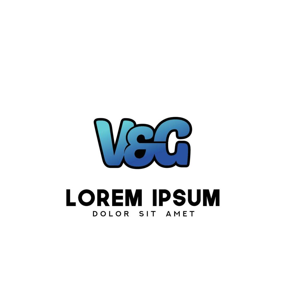 VG Initial Logo Design Vector