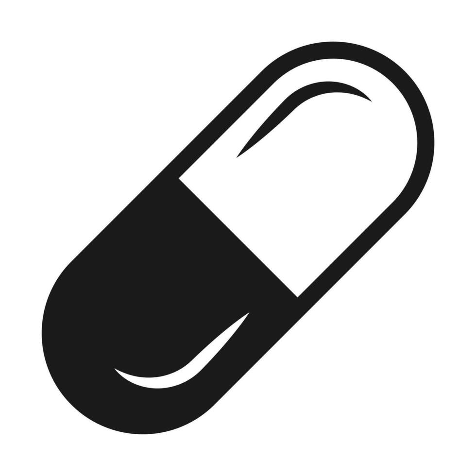 píldora plano icono vector médico drogas símbolo para gráfico diseño, logo, web sitio, social medios de comunicación, móvil aplicación, ui ilustración