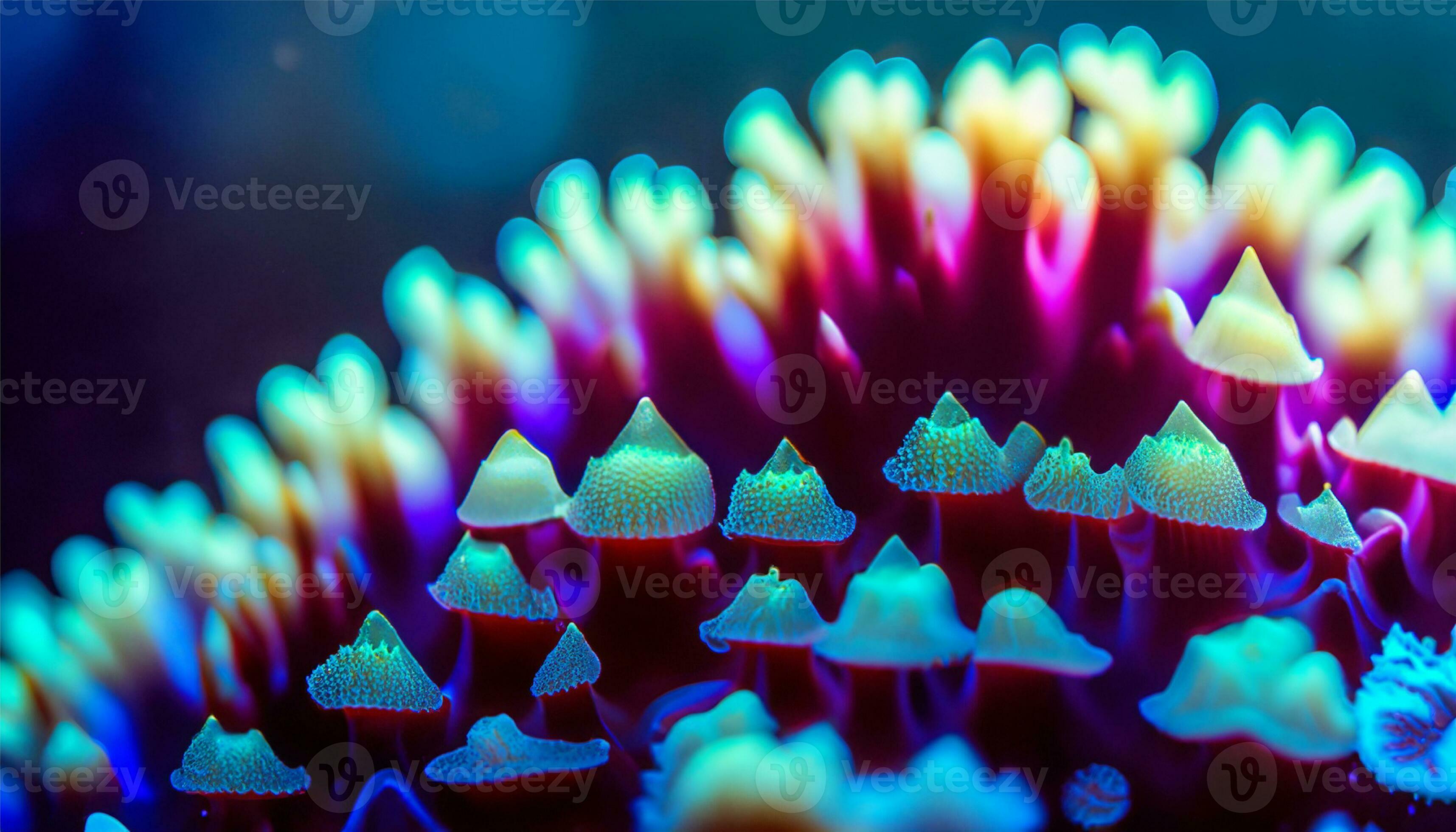 Underwater macro reveals multi colored sea life patterns 29780344 Stock