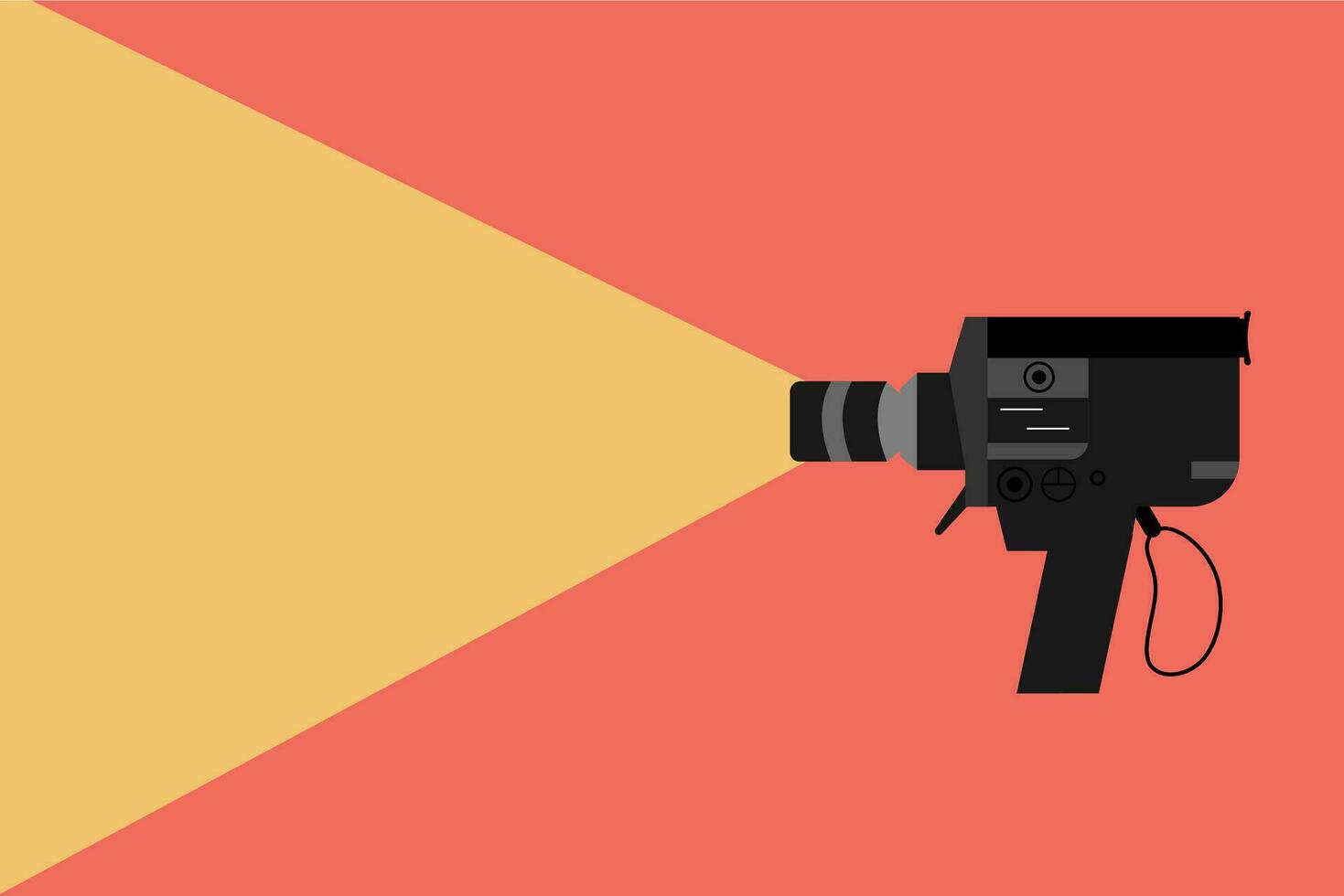 Camera vintage illustration vector, can be use for icon and item background. vector