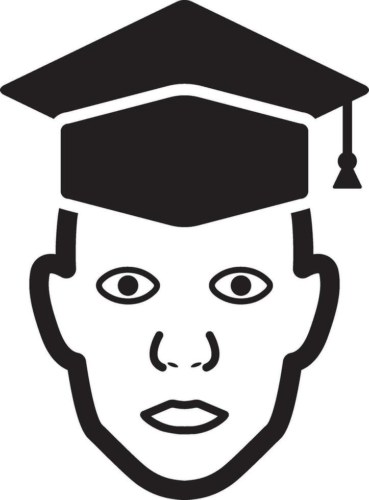 icono de vector de graduación