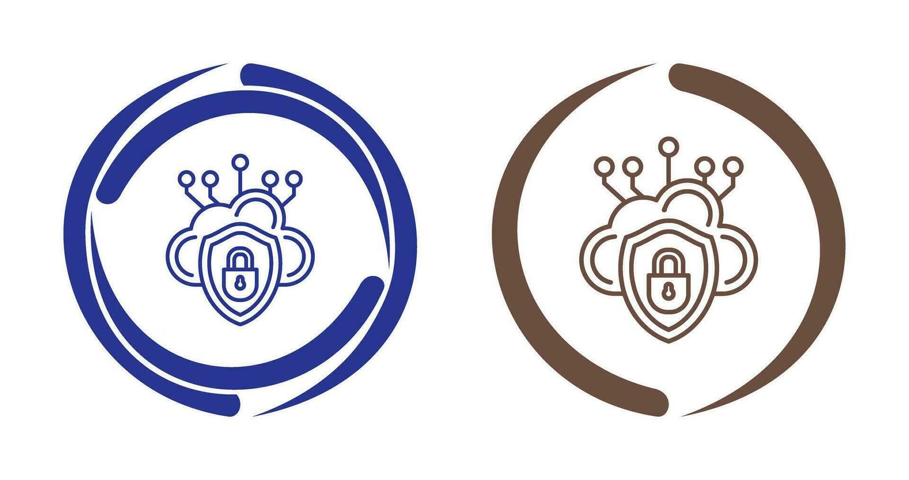 Cloud Security Vector Icon