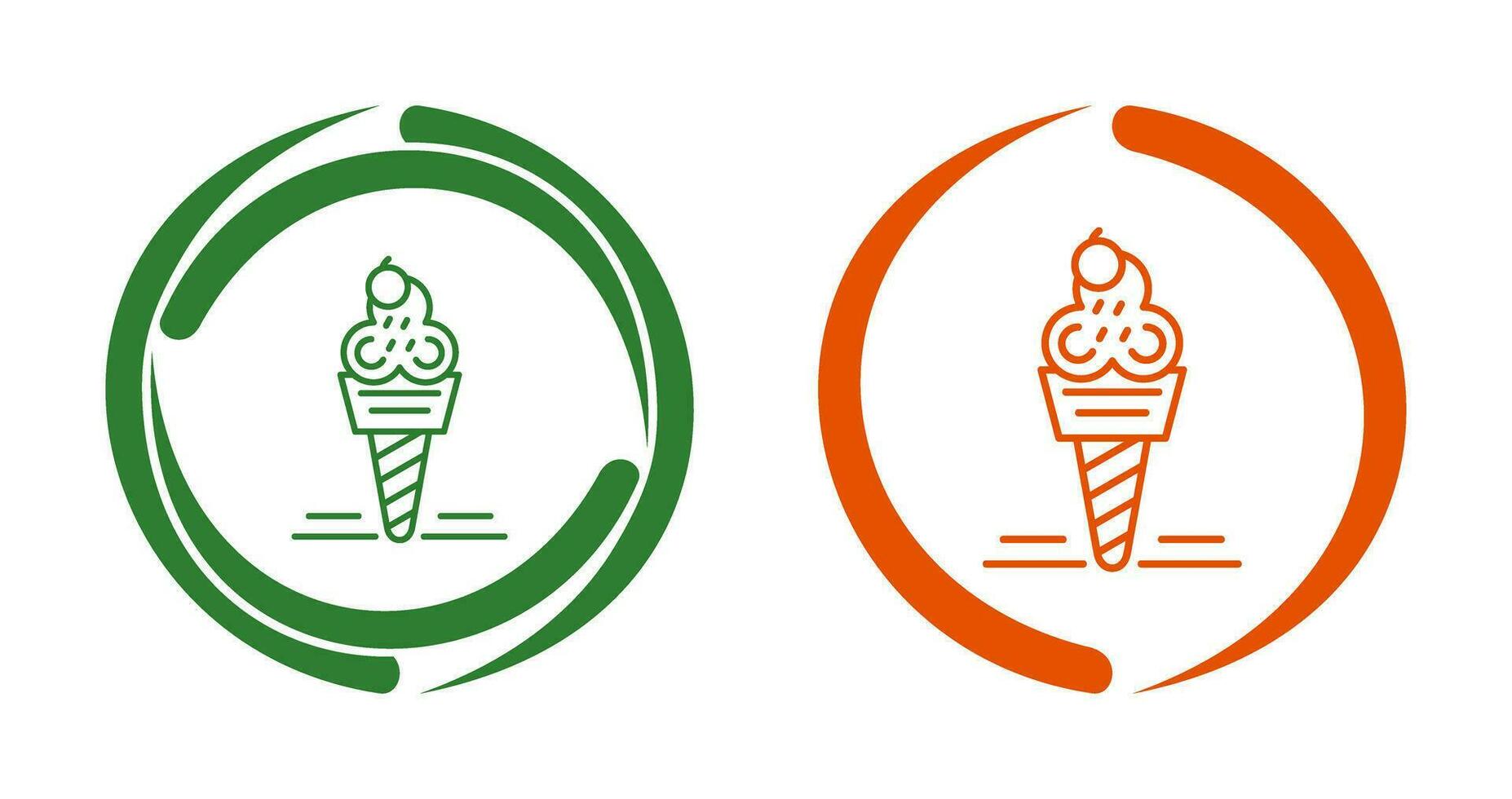 icono de vector de helado