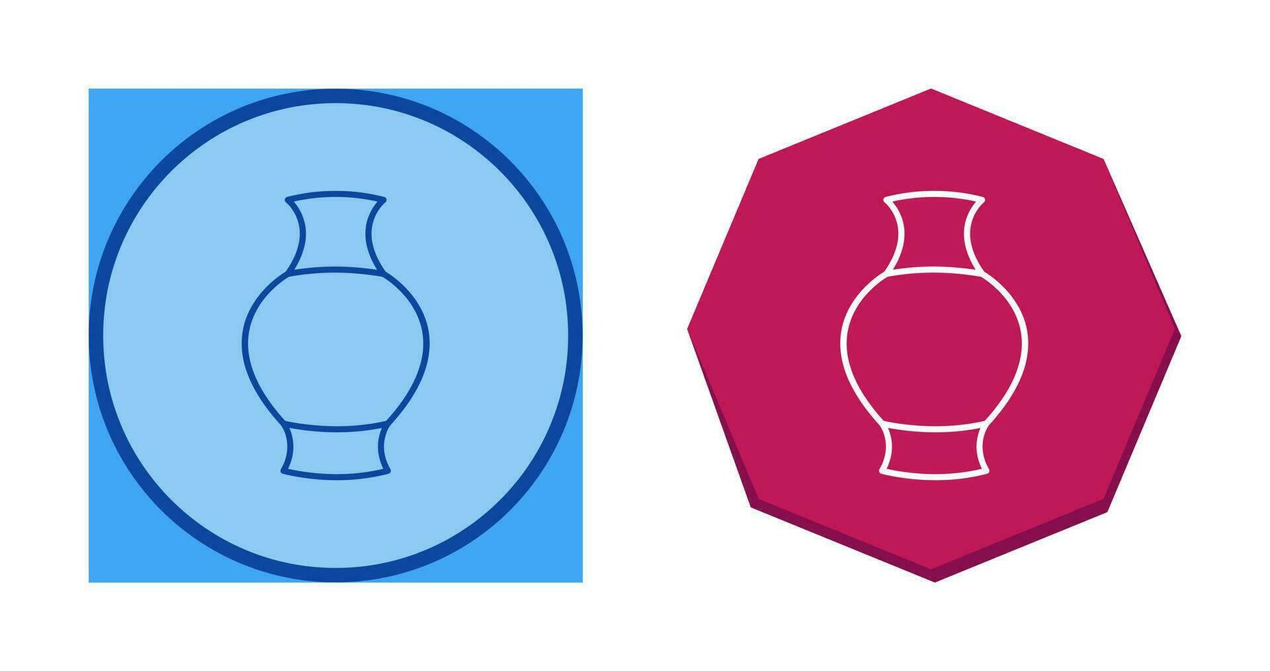 Antique Jar Vector Icon