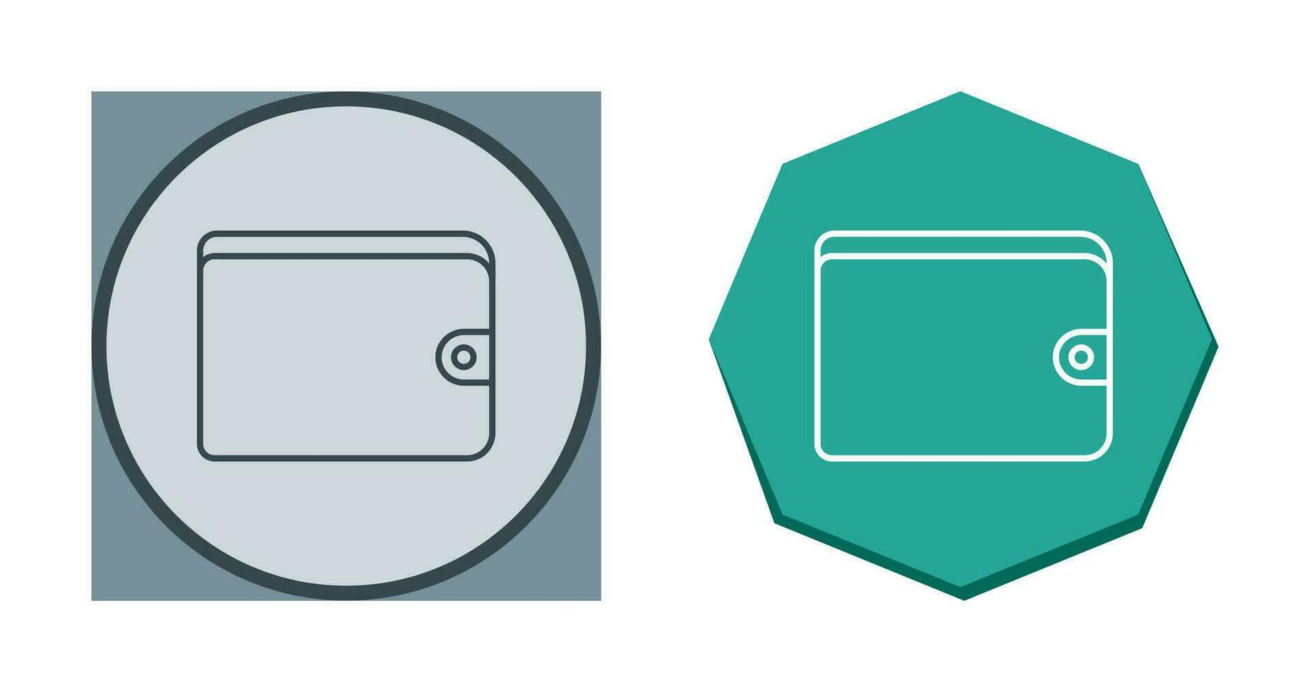 Unique Wallet Vector Icon