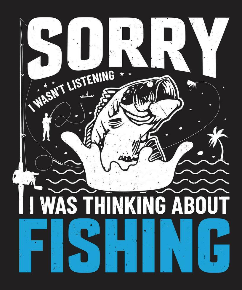 Fishing Tshirt design vector