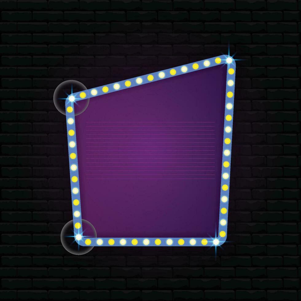 Cinema Retro with Sparking Color vector