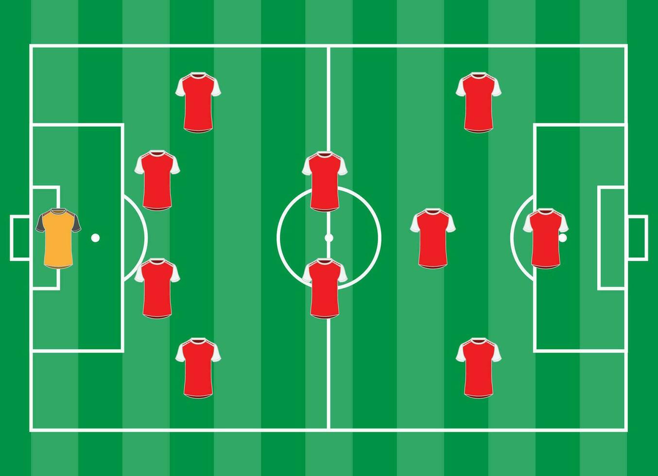 The Illustration of Football Game vector