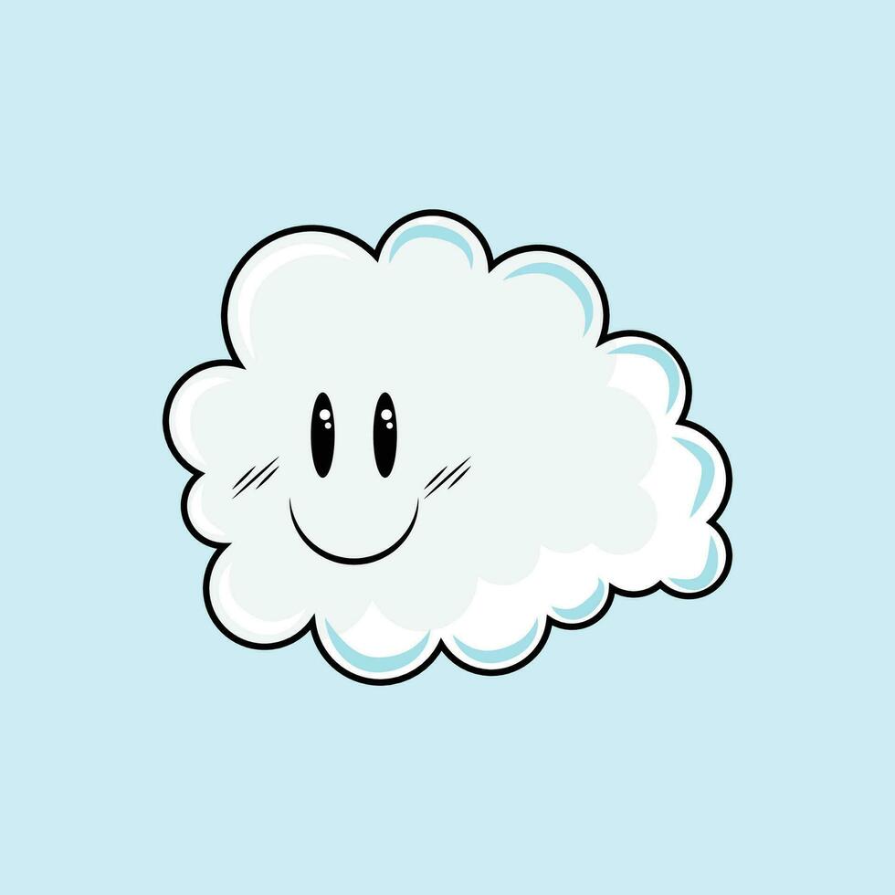 The Illustration of Cloud Game vector