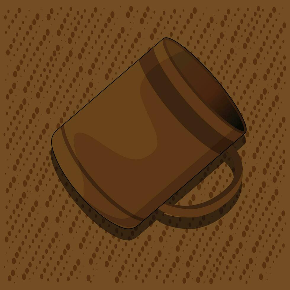 vector mugs with warm winter drinks flat vector illustrations.