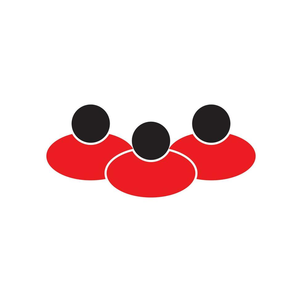 Multi people icon design symbol. vector