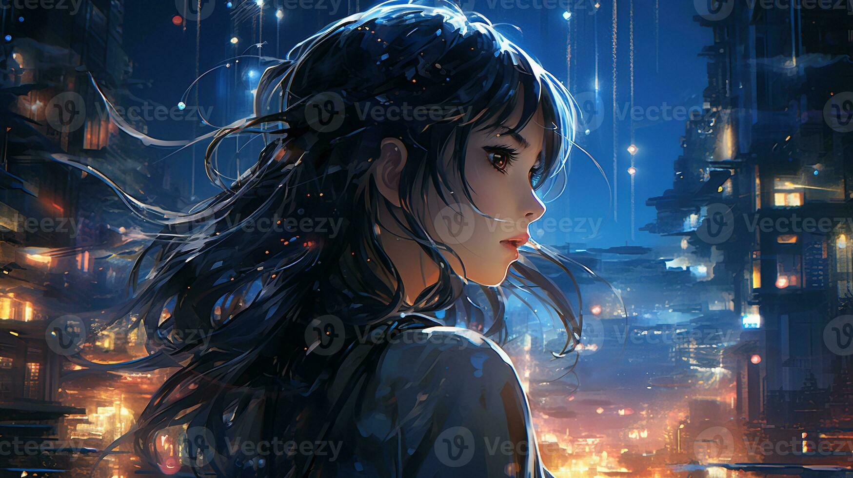 unlock the secrets of a metaverse, digital art illustration, Generative AI photo