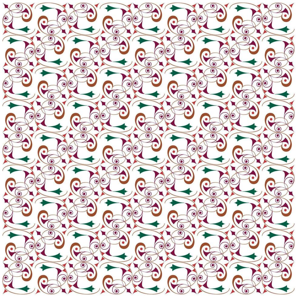 abstract background with vintage floral ornaments vector