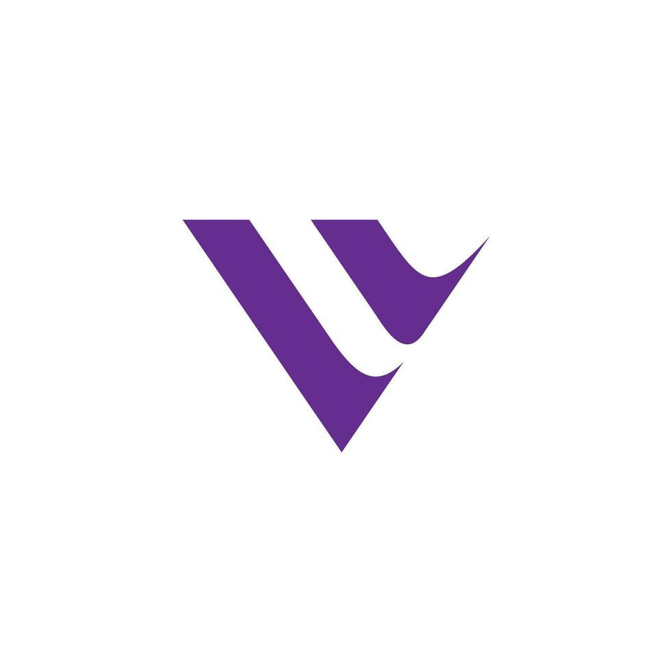 v fashion minimalist logo design vector