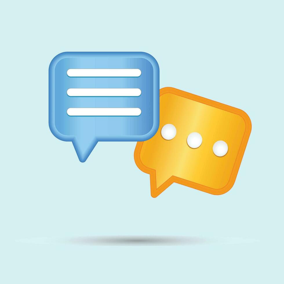Free vector simple flat minimalist incoming new chat box messages  icon with notification.