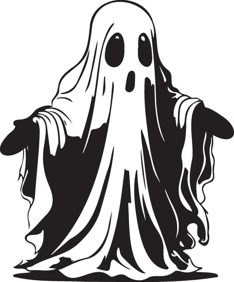 Cute Halloween Ghost Kids Vector File