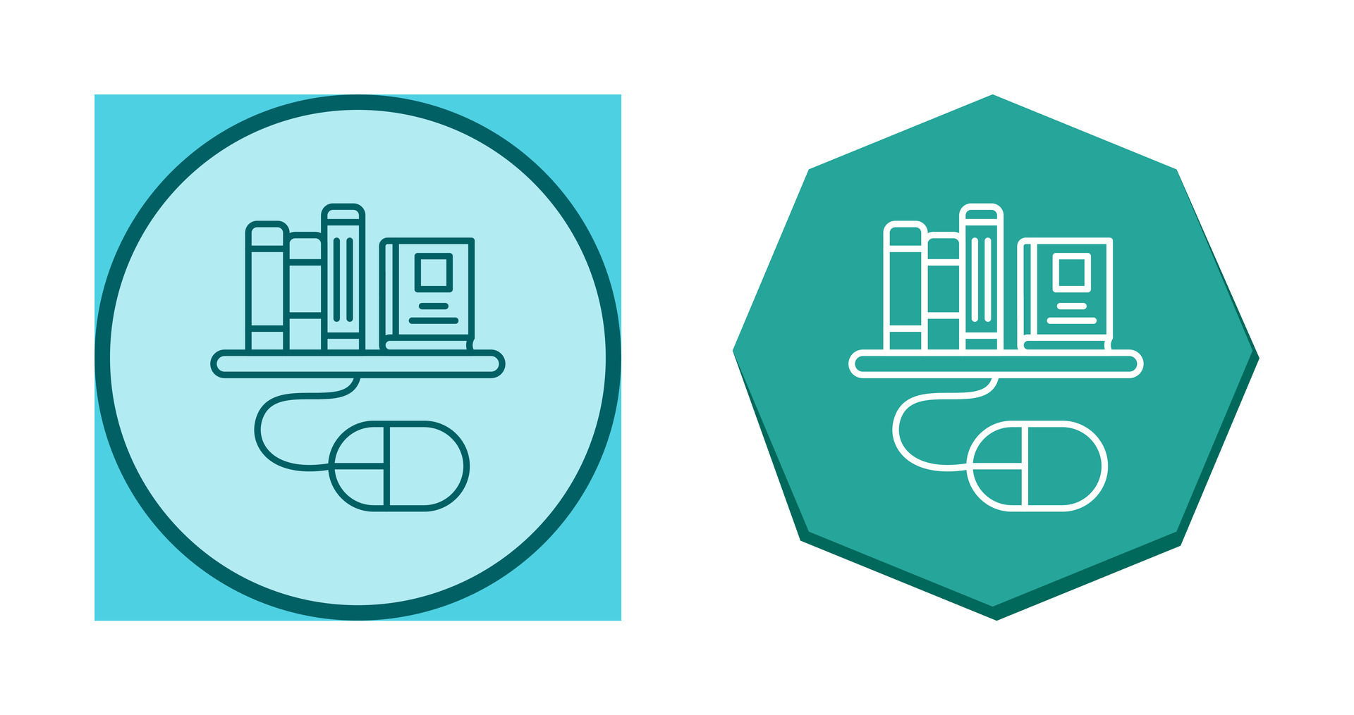 Digital Library Vector Icon 29786980 Vector Art at Vecteezy