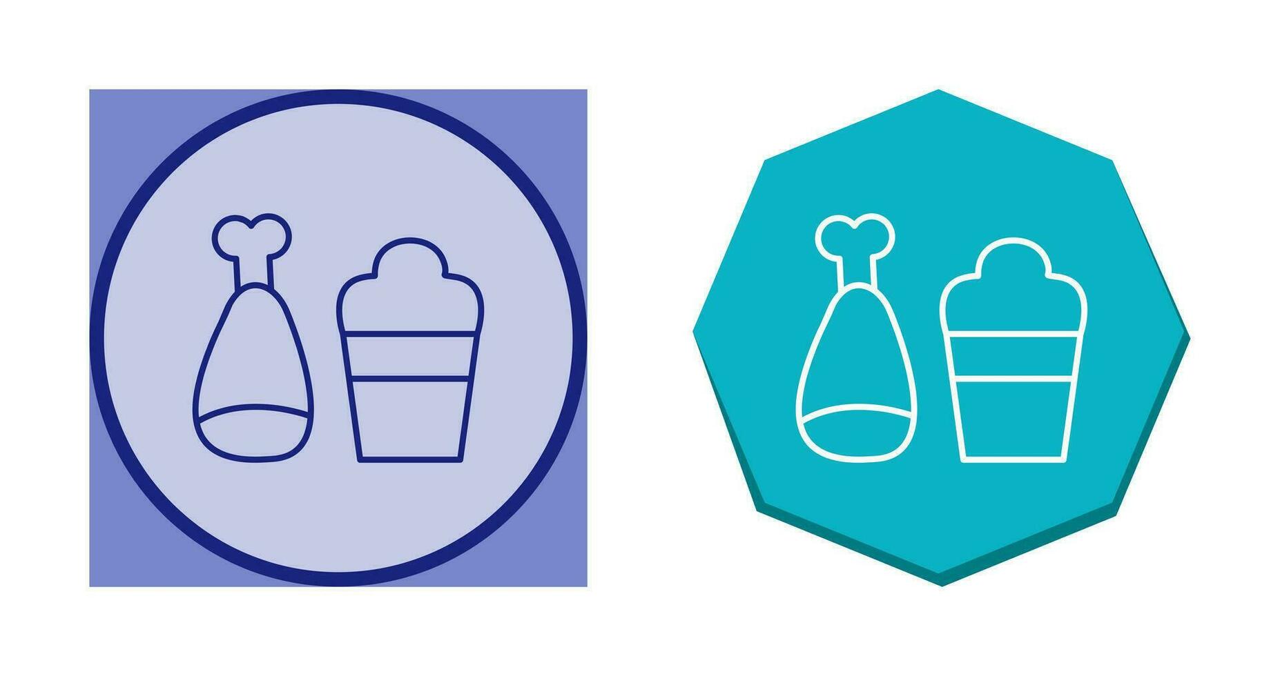 Food and Beer Vector Icon