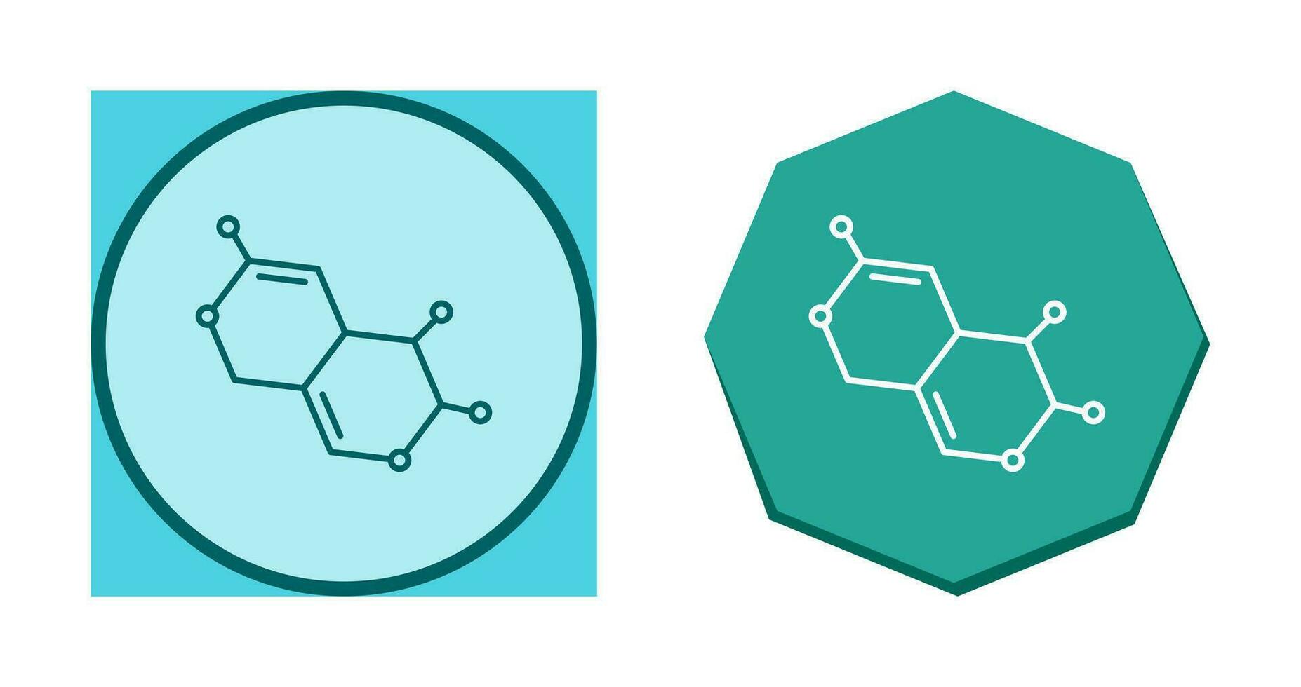 icono de vector de molécula