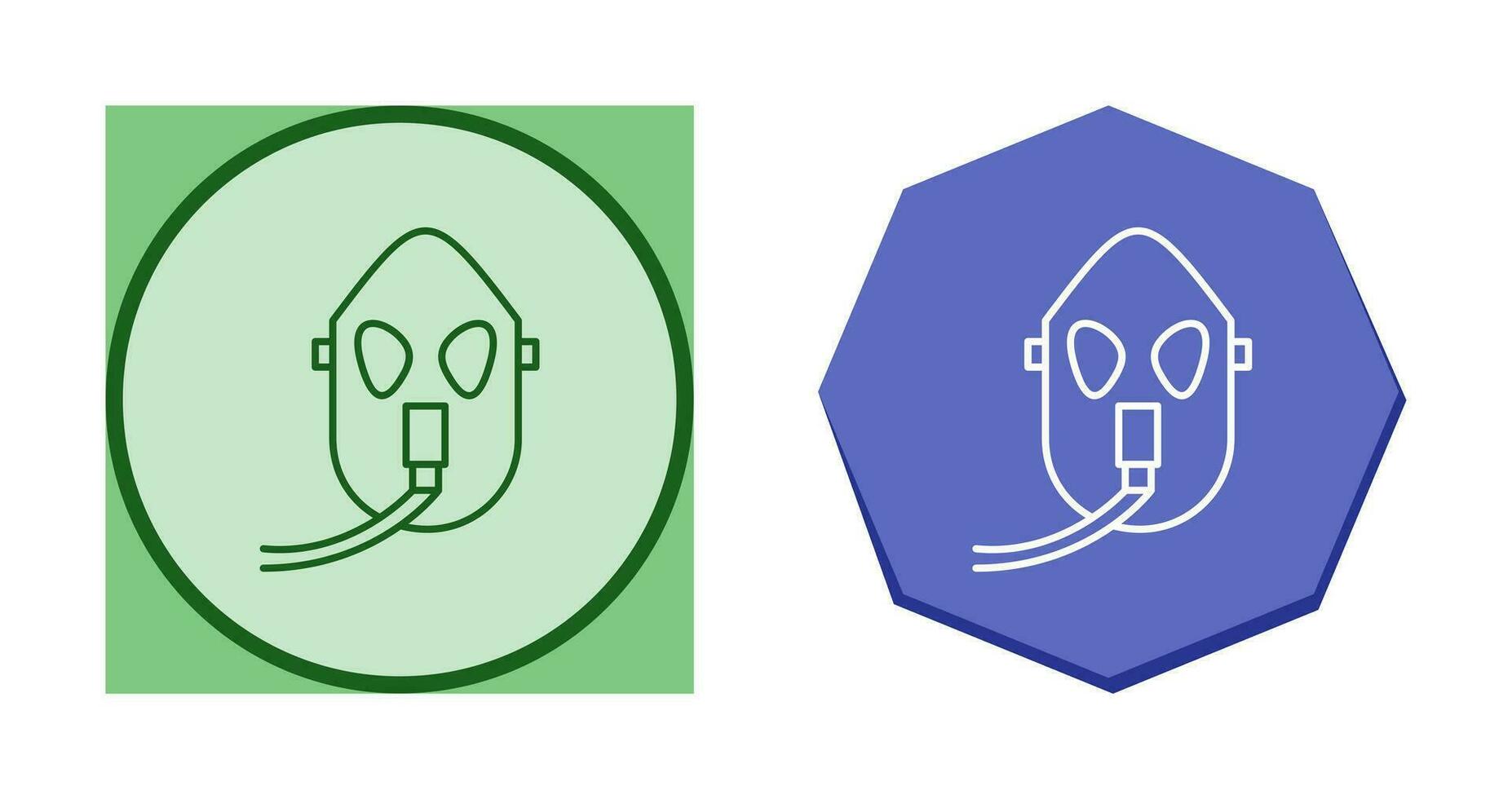 Unique Oxygen Mask Vector Icon