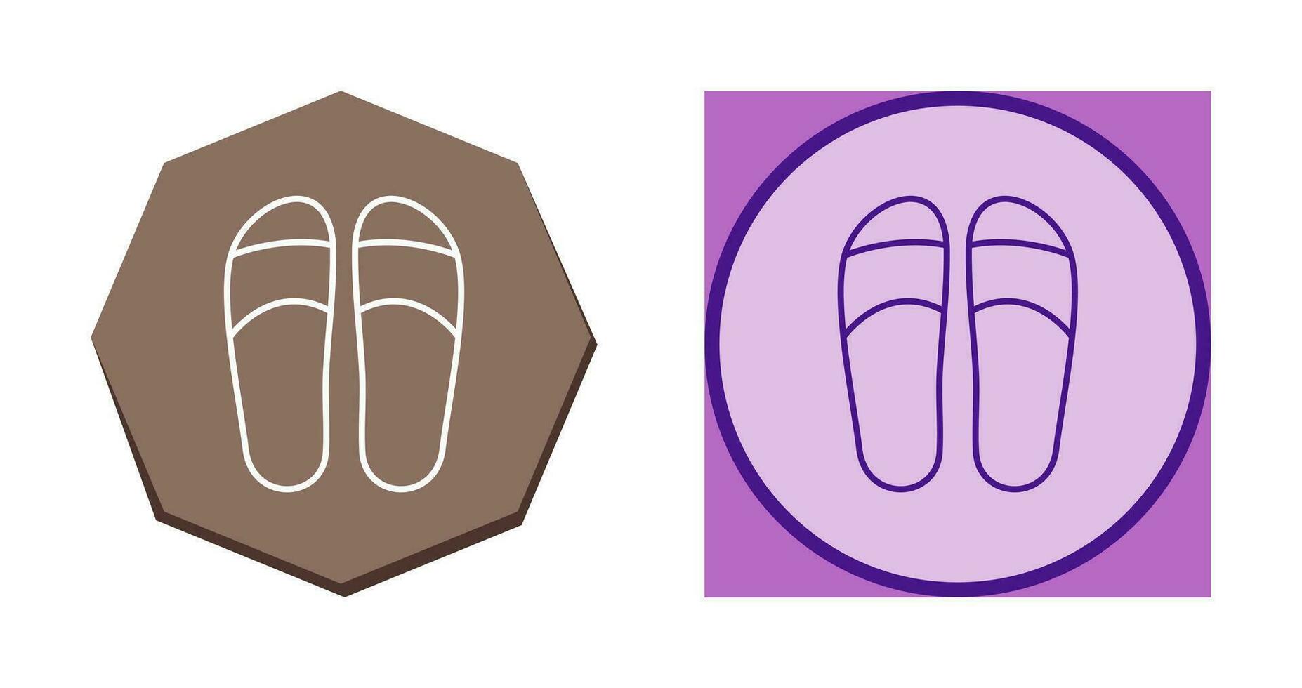 Slippers Vector Icon