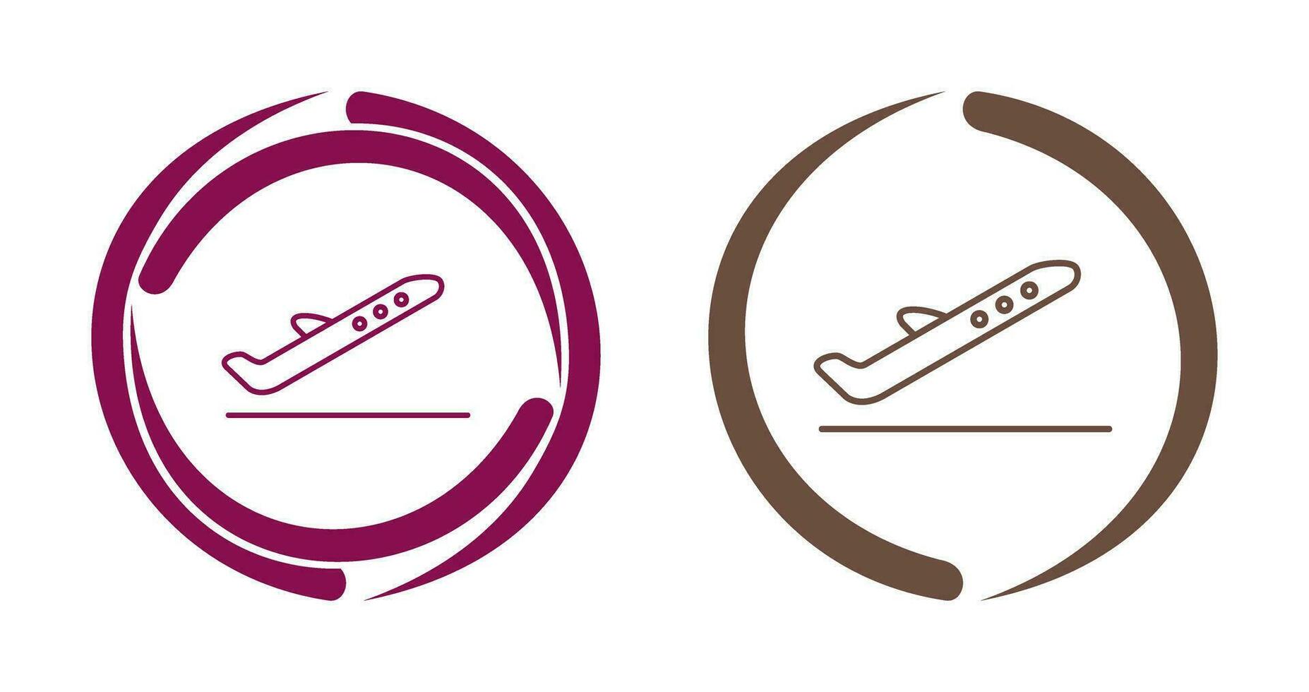 Departure Vector Icon